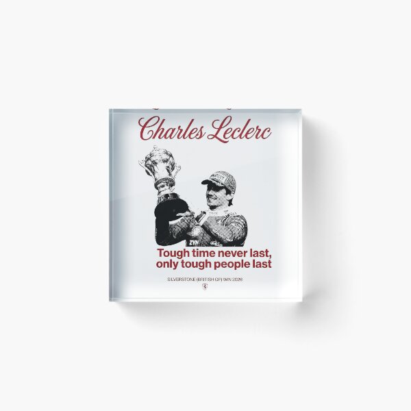 Item preview, Leclerc Tough Time Never Last Meme designed and sold by Studio F1Grid.