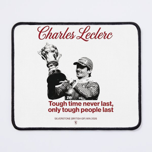 Item preview, Leclerc Tough Time Never Last Meme designed and sold by Studio F1Grid.