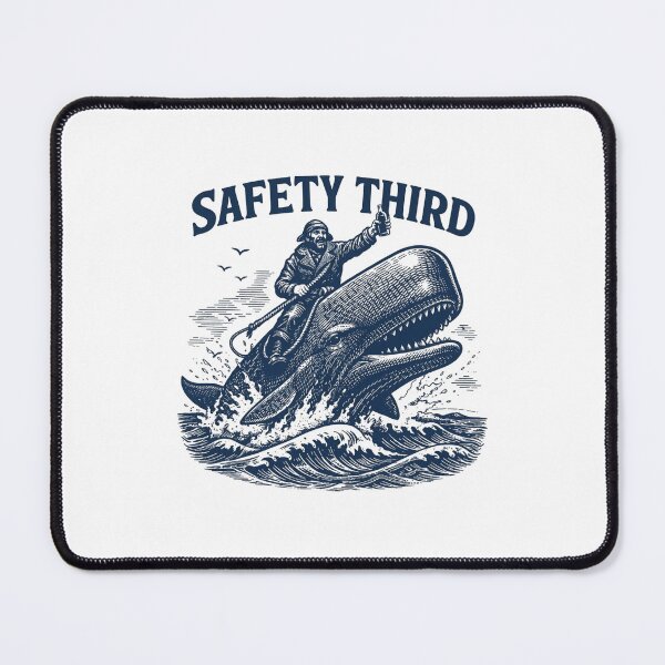 Item preview, Safety Third - Whale Riding designed and sold by oddbrick-parade.