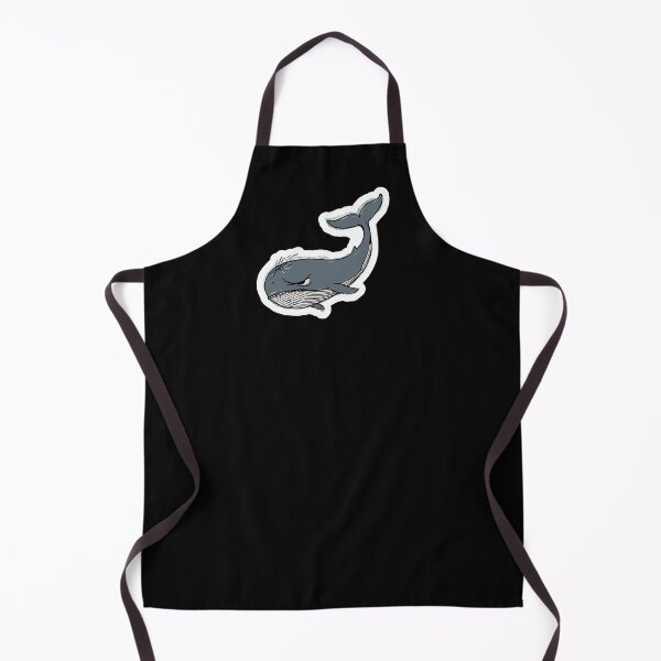 Item preview, Terribly Drawn Angry Blue Whale Doodle Drawing Cartoon designed and sold by TackyTime.