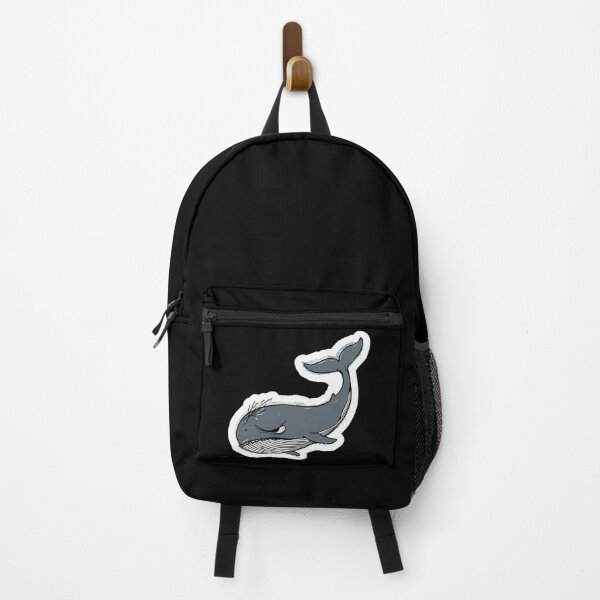 Item preview, Terribly Drawn Angry Blue Whale Doodle Drawing Cartoon designed and sold by TackyTime.
