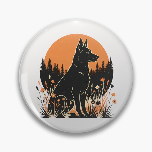 Item preview, Majestic German Shepherd Sunset designed and sold by andromeda-redd.