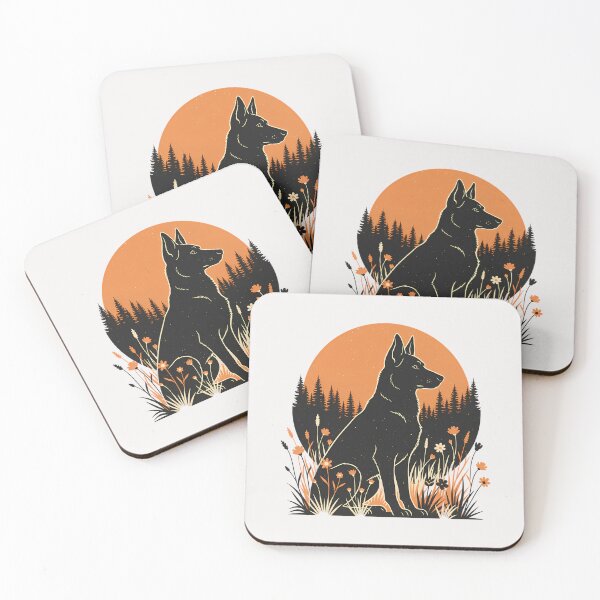 Item preview, Majestic German Shepherd Sunset designed and sold by andromeda-redd.