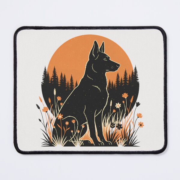 Item preview, Majestic German Shepherd Sunset designed and sold by andromeda-redd.