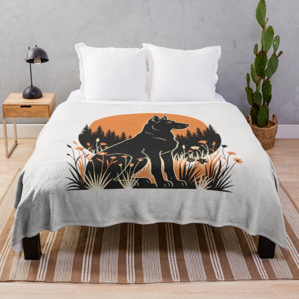 Item preview, Majestic German Shepherd Sunset designed and sold by andromeda-redd.