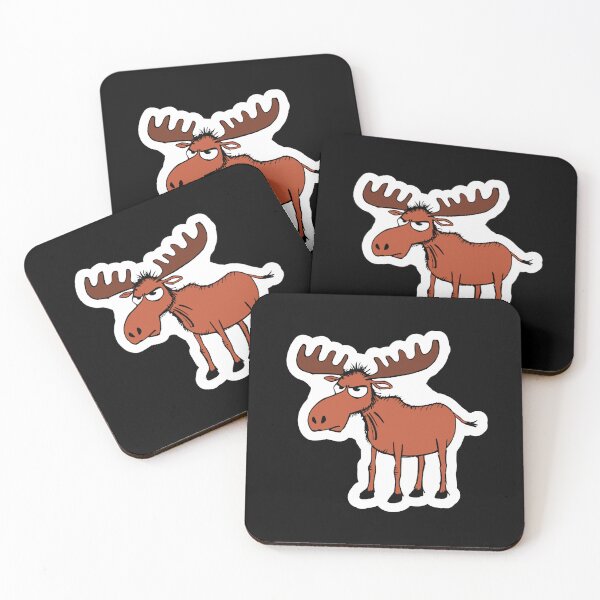 Item preview, Poorly Drawn Angry Moose Doodle Drawing designed and sold by TackyTime.