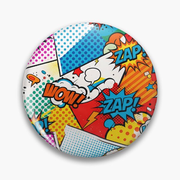 Item preview, Wow White Black Yellow Blue Red Orange Green designed and sold by ART ATTACK ZONE.