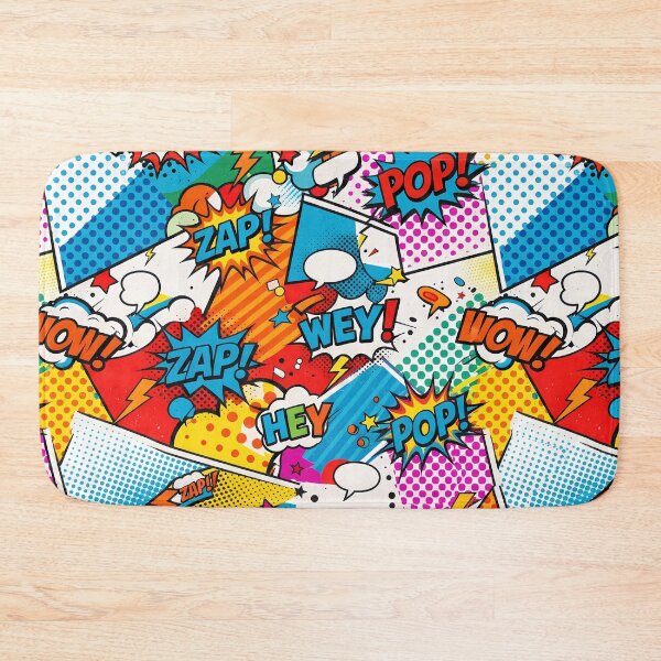 Item preview, Wow White Black Yellow Blue Red Orange Green designed and sold by ART ATTACK ZONE.