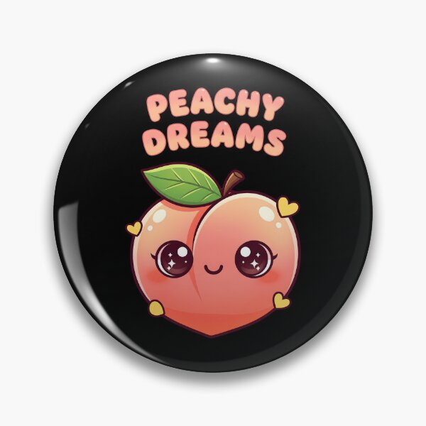 Item preview, Peachy Dreams Cute Kawaii Peach Art designed and sold by ArtDzignsZA.