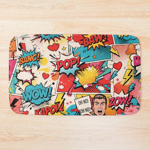 Item preview, Bang White Black Yellow Blue Red Orange Green designed and sold by ART ATTACK ZONE.