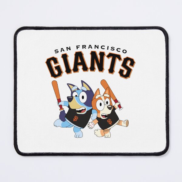 Aperçu de l'œuvre Chiot de dessin animé de baseball de San Francisco créée et vendue par hylvinazorsyl.
