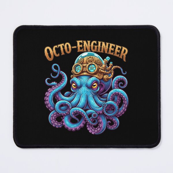 Item preview, Octo Engineer Steampunk Octopus Gear Art designed and sold by ArtDzignsZA.