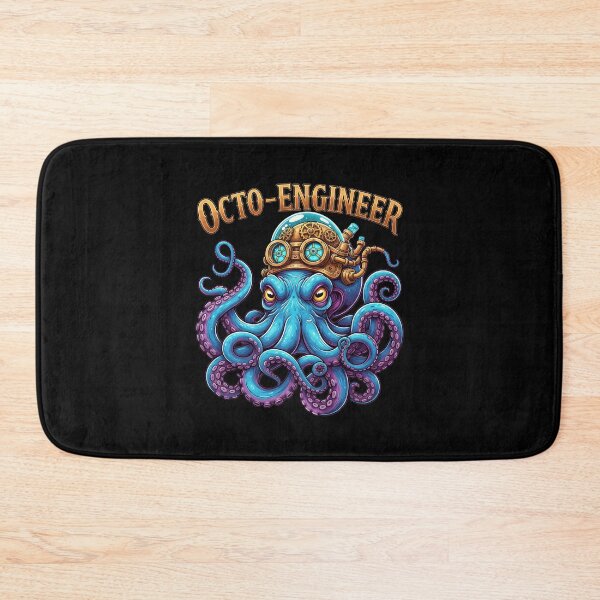 Item preview, Octo Engineer Steampunk Octopus Gear Art designed and sold by Canvas-Whispers.