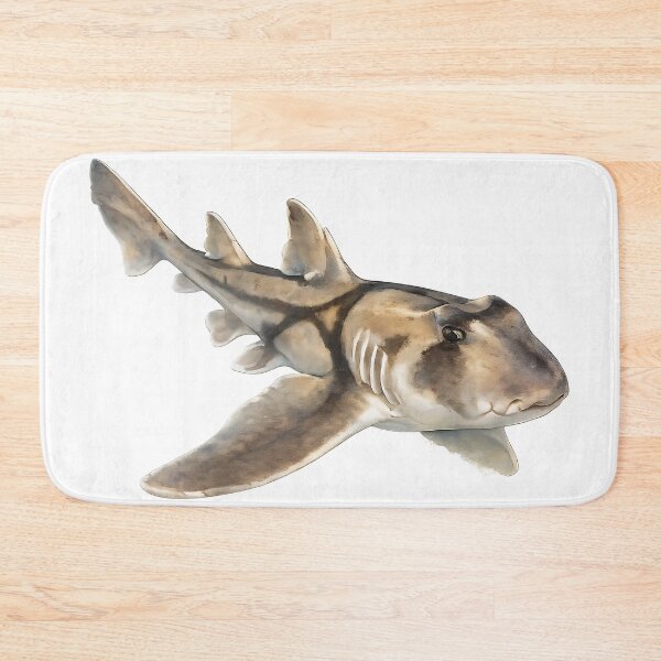 Item preview, Port Jackson Shark Watercolour Illustration designed and sold by Jaruart.