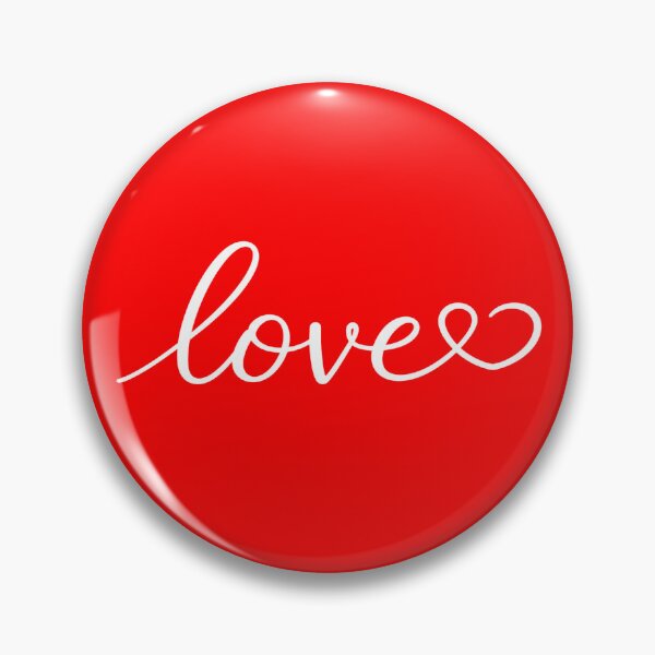Item preview, Love Script Heart Minimalist Romantic Typography White designed and sold by WHConwayDesigns.