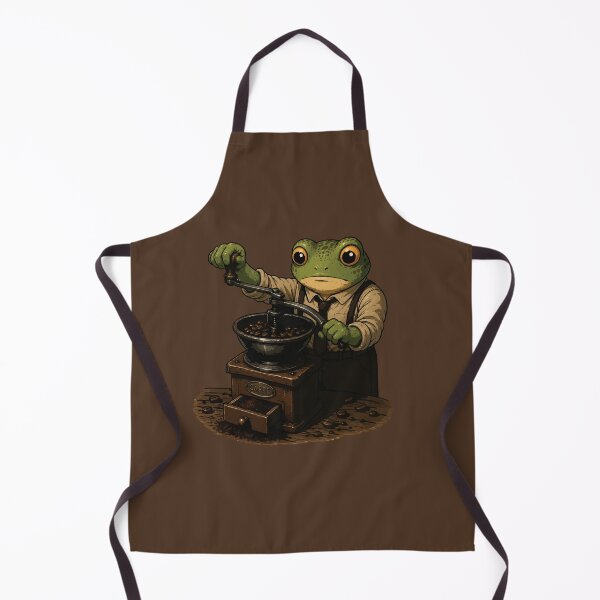 Item preview, Coffee Grinder Frog Sticker – Vintage Coffee Lover Illustration designed and sold by SimplePoDesign.
