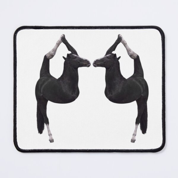 Item preview, Cursed 2 Flexible Black Horses Meme designed and sold by CamilasPrints.