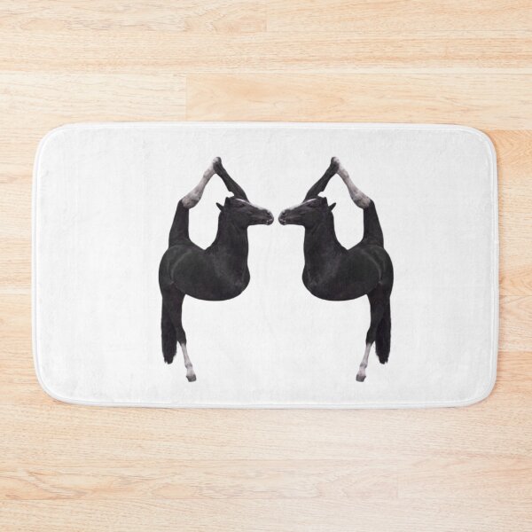 Item preview, Cursed 2 Flexible Black Horses Meme designed and sold by CamilasPrints.