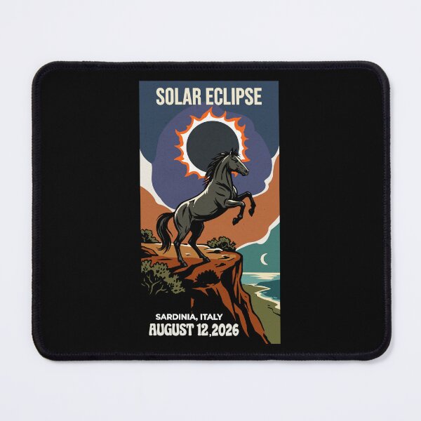 Item preview, Total Solar Eclipse Sardinia 2026 – Wild Spirit of the Island designed and sold by CARPIO Creations.