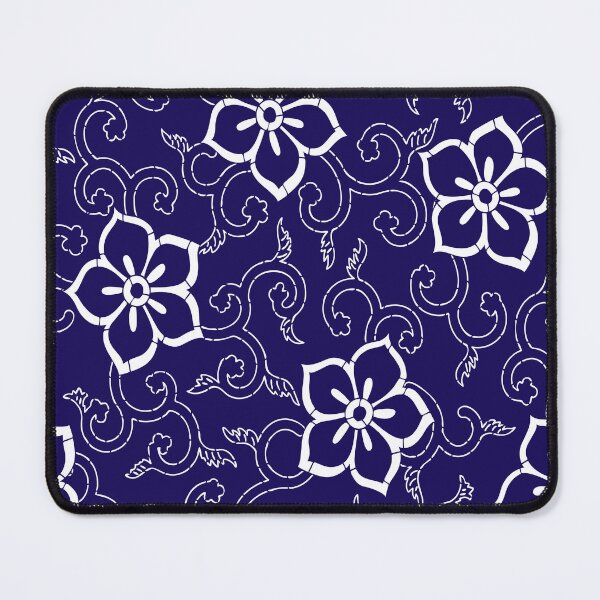 Item preview, Blue Batik Floral designed and sold by Makanahele.