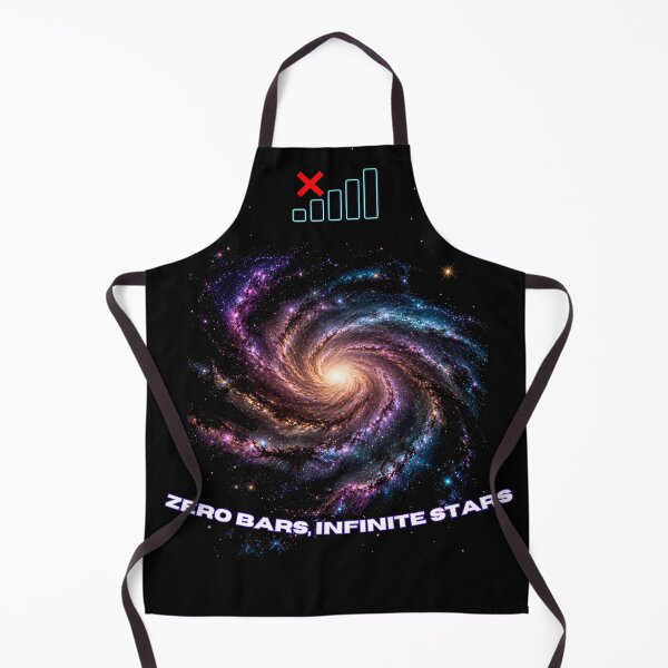 Item preview, Zero Bars Infinite Stars - Galaxy Camping & Nature Quote designed and sold by GLITCH & SOUL.