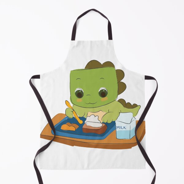 Item preview, Cute Baby Dinosaur Eating Lunch designed and sold by merona-design.
