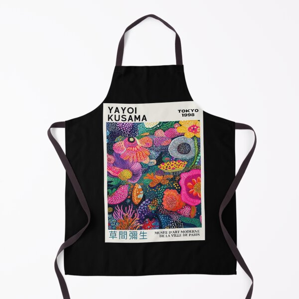 Item preview, Yayoi Kusama Vibrant Floral Garden Poster 1998 - Colorful Psychedelic Flower Wall Art Print, Tokyo Paris Museum Edition designed and sold by HappyGrandmaUB.