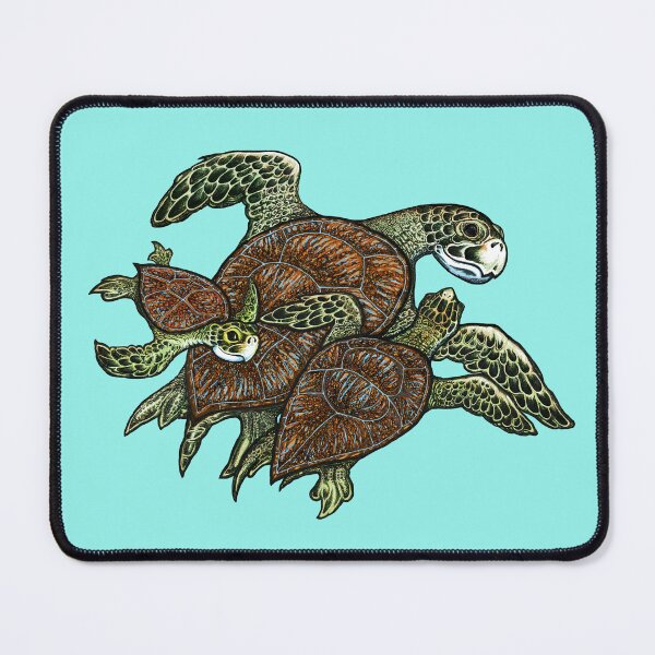 Item preview, Sea Turtle Family designed and sold by R.M. Tembreull.