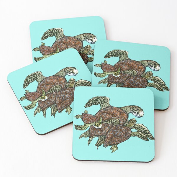 Item preview, Sea Turtle Family designed and sold by R.M. Tembreull.