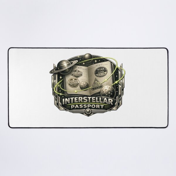 Item preview, Chrome Neo Deco Interstellar Passport Aliencore Graphic designed and sold by TheRealTaria.