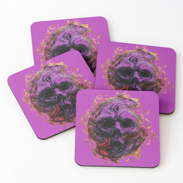 Item preview, Fiery Skull Ghost - Purple designed and sold by GaffaDesigns.