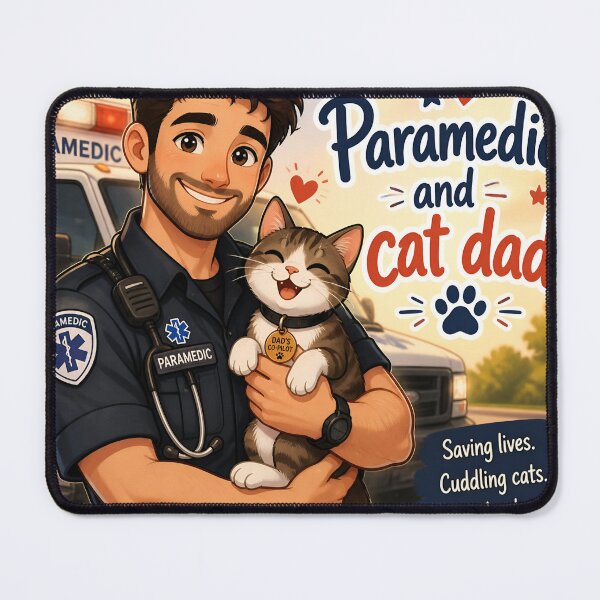 Item preview, Paramedic and Cat Dad — Funny Paramedic Cat Dad Gift Shirt designed and sold by DoggyDayLove.