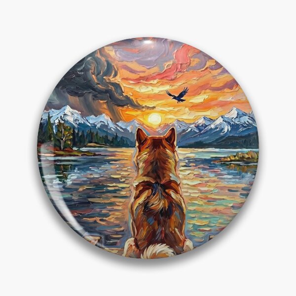 Item preview, On The Dock - Shiba Inu designed and sold by AjaTrier.