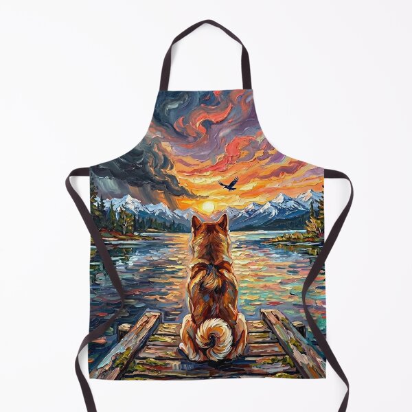Item preview, On The Dock - Shiba Inu designed and sold by AjaTrier.