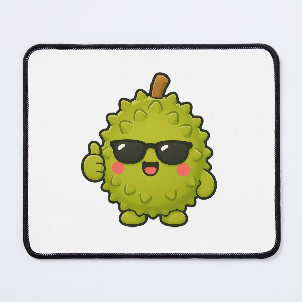 Item preview, Cool Kawaii Durian with Sunglasses designed and sold by Doodle Planet.