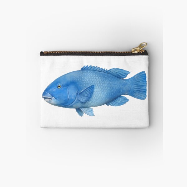 Item preview, Eastern Blue Groper Watercolour — Reef Fish designed and sold by Jaruart.