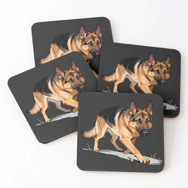 Item preview, German Shepherd Vintage Comic Art designed and sold by andromeda-redd.