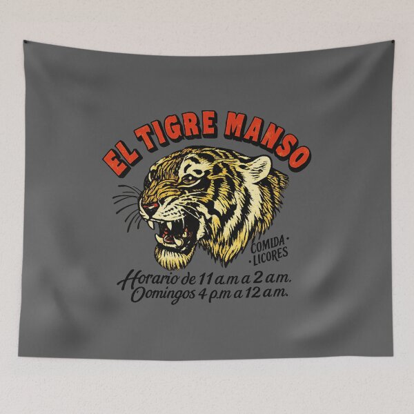 Item preview, Vintage Mexican Tiger Cantina designed and sold by Kujo Dangerous Vintage.
