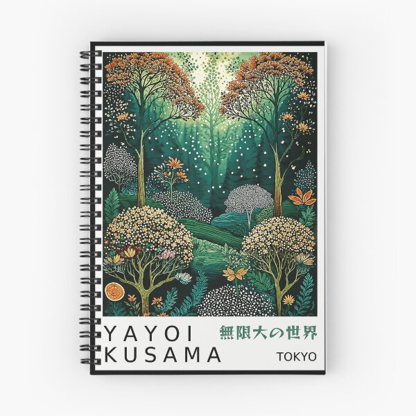 Item preview, Yayoi Kusama Enchanted Forest Poster - Green Magical Tree Landscape Wall Art Print, Tokyo Infinite World designed and sold by MorningJoco.