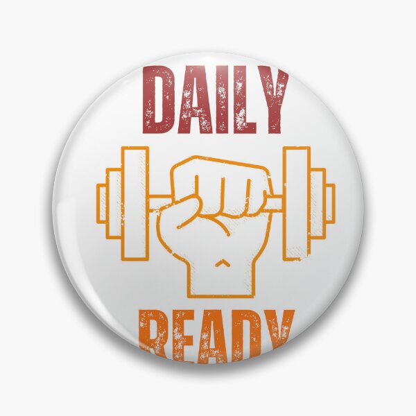 Item preview, Built Daily Ready Always | Motivational Gym & Fitness Typography T-Shirt | Discipline Workout Design designed and sold by CKADigital.