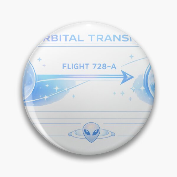 Item preview, Opal Orbital Transit Ticket Aliencore Graphic designed and sold by TheRealTaria.