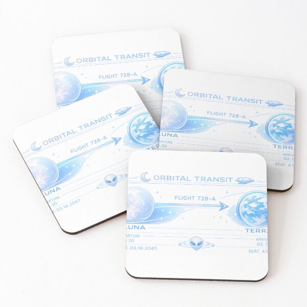 Item preview, Opal Orbital Transit Ticket Aliencore Graphic designed and sold by TheRealTaria.