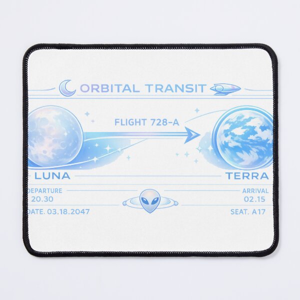 Item preview, Opal Orbital Transit Ticket Aliencore Graphic designed and sold by TheRealTaria.