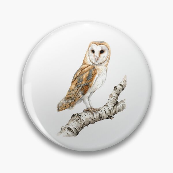 Item preview, January Barn Owl Birth Month Bird designed and sold by Tiffany Roy.