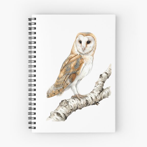 Item preview, January Barn Owl Birth Month Bird designed and sold by Roy & Tiffany.