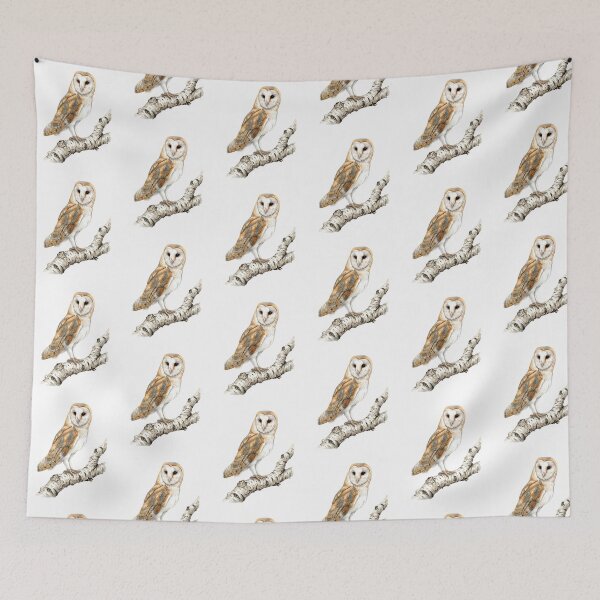 Item preview, January Barn Owl Birth Month Bird designed and sold by Roy & Tiffany.