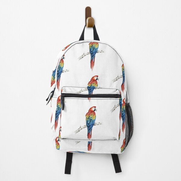Item preview, February Scarlet Macaw Birth Month Bird designed and sold by Roy & Tiffany.