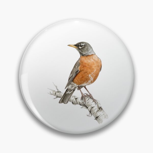 Item preview, March Robin Birth Month Bird designed and sold by Tiffany Roy.