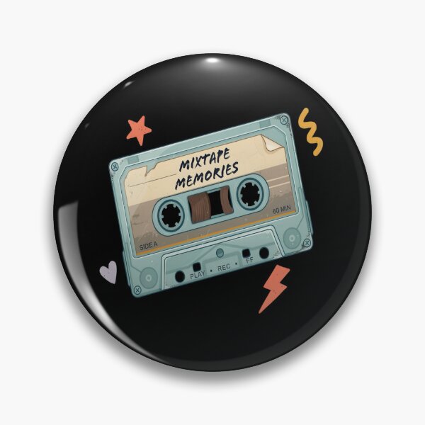 Item preview, Mixtape Memories – Retro Cassette Tape Nostalgia Design designed and sold by Midnight Veil Designs.