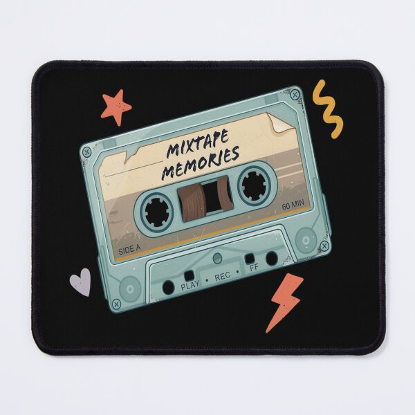 Item preview, Mixtape Memories – Retro Cassette Tape Nostalgia Design designed and sold by Midnight Veil Designs.
